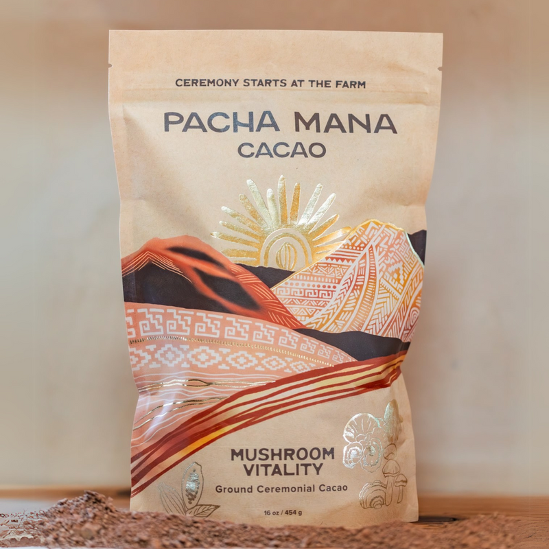 Mushroom Vitality | Ground Ceremonial Cacao