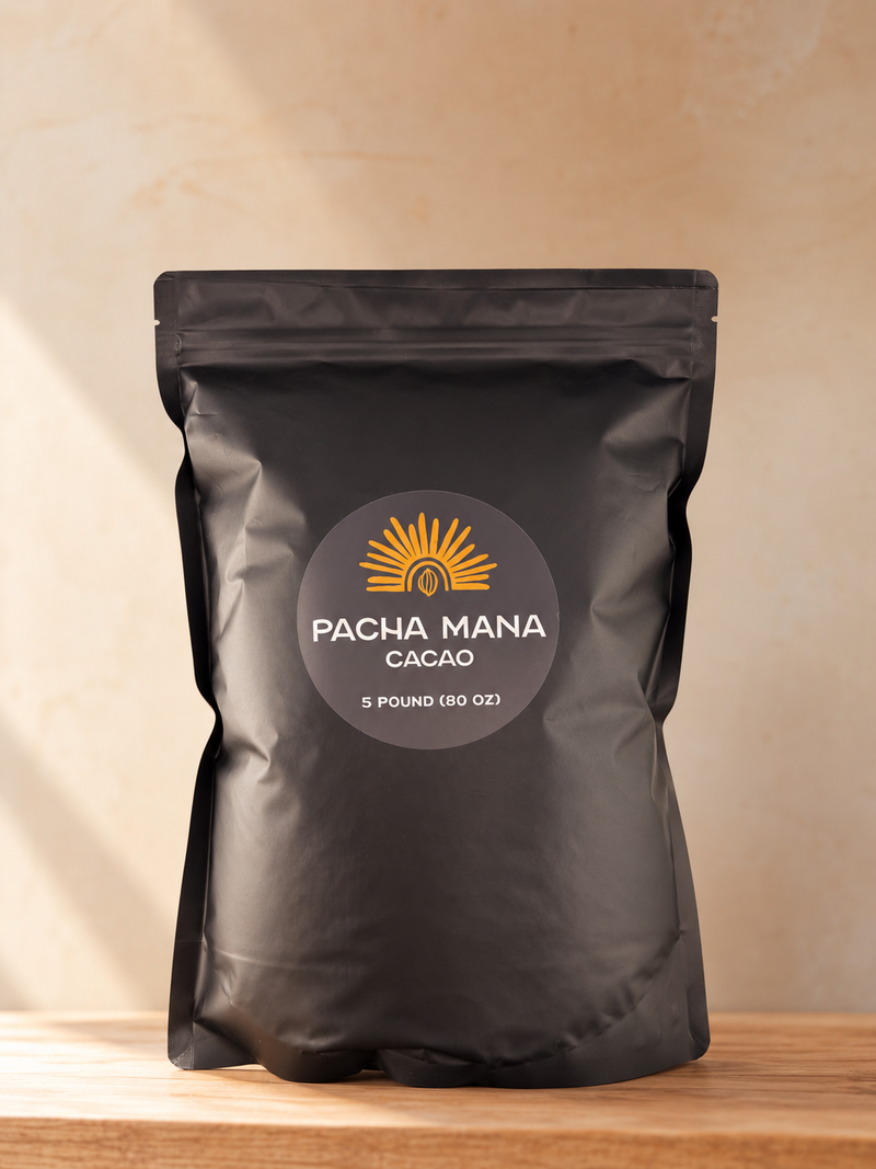 Pure Ceremonial Cacao | 5lb Bag or 5lb Paste