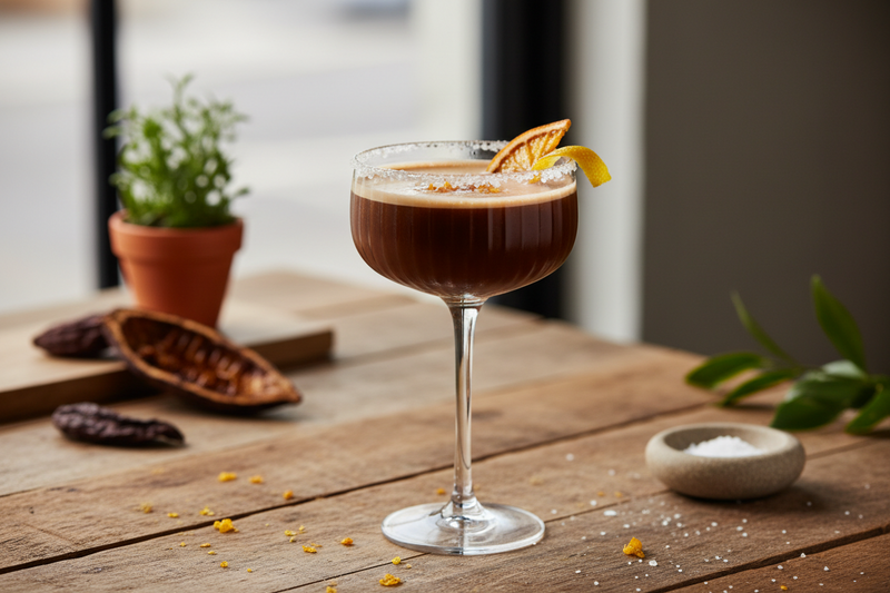 Citrus Sea Salt Ceremonial Cacao Mocktail: A gentle recipe for everyday sipping