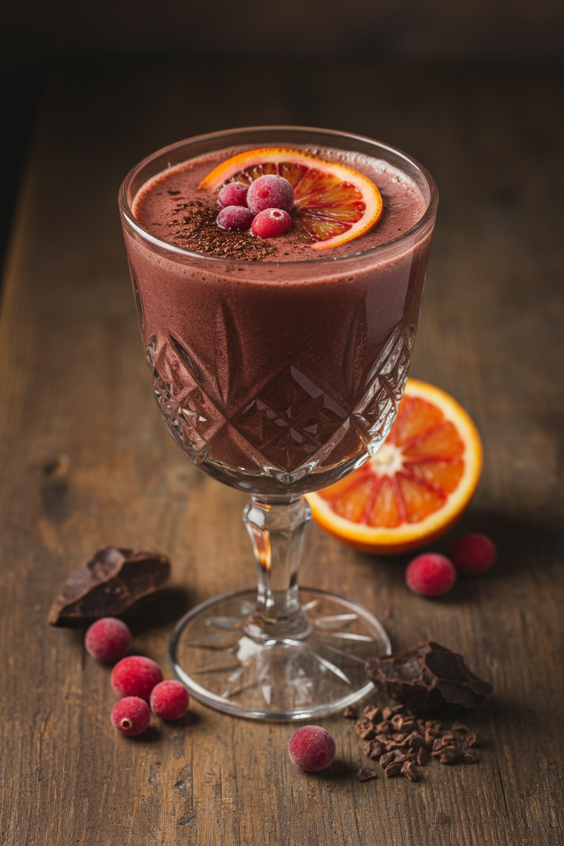 Cranberry Orange Ceremonial Cacao Smoothie: How to make it taste luxe without syrups