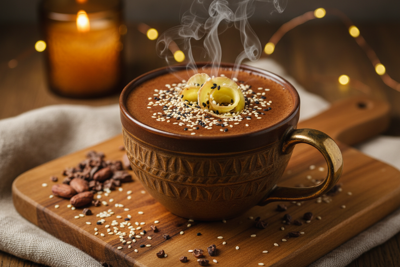 Sesame Ginger Blender Ceremonial Cacao: A celebration cup you can repeat